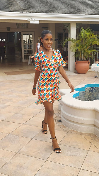 Cleo Ruffle Mini Dress