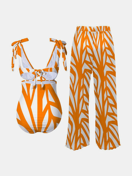 Tropic Dream Swimsuit and Pants Set