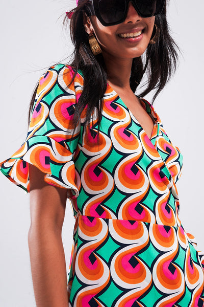 Cleo Ruffle Mini Dress