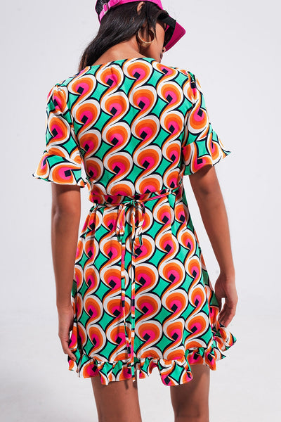 Cleo Ruffle Mini Dress
