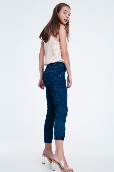 Navy Cargo Pants