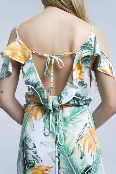 Tropical Island Midi Dress