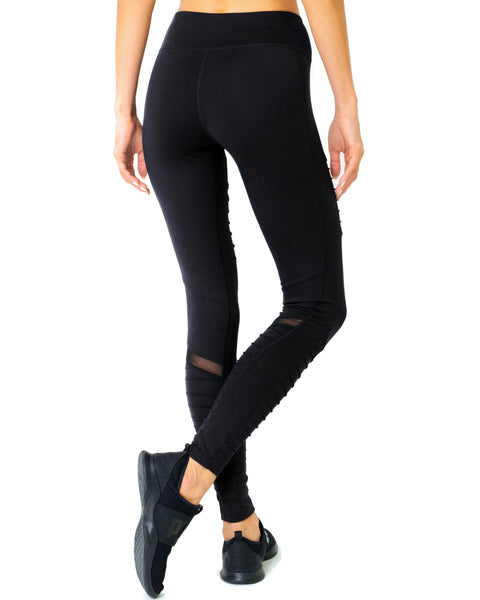 Active Low-Waisted Ribbed Leggings