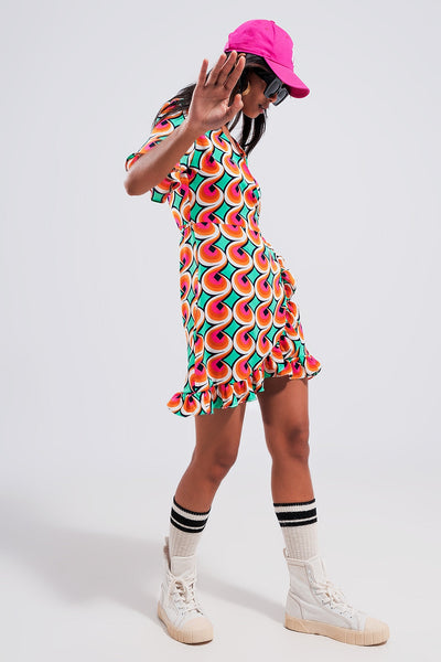 Cleo Ruffle Mini Dress