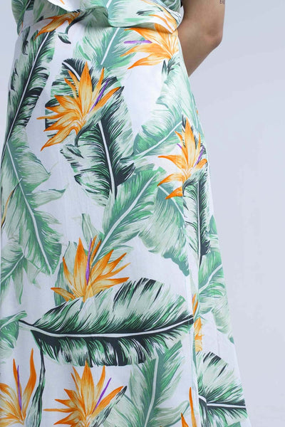 Tropical Island Midi Dress