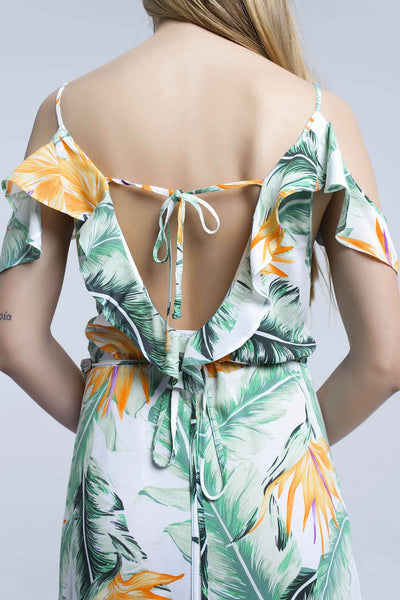 Tropical Island Midi Dress