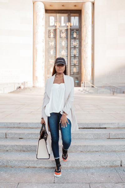 White Cold Shoulder Top