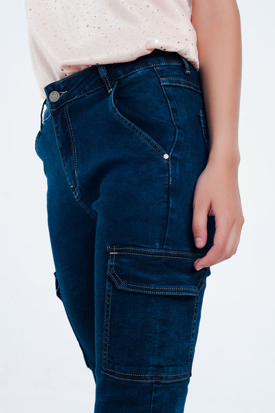 Navy Cargo Pants