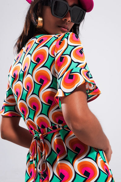 Cleo Ruffle Mini Dress