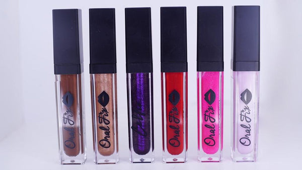 Oral Fix Beauty Lip Gloss Set (All 6 Glosses + 2 Beauty Cloths)