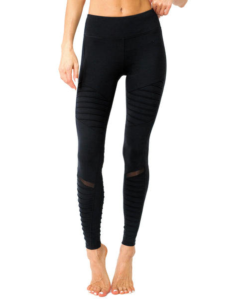 Active Low-Waisted Ribbed Leggings