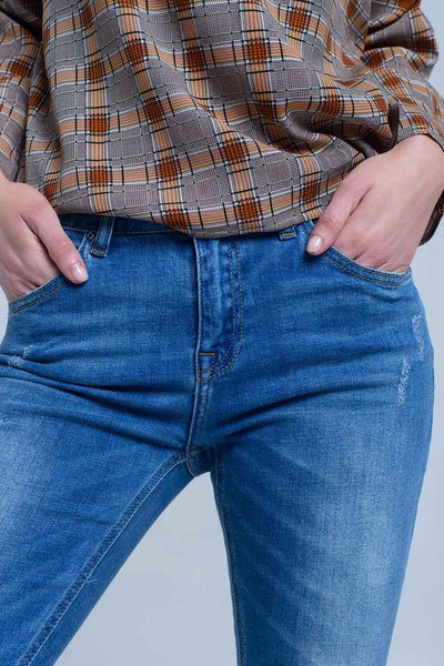 Conceited Distressed Skinny Jeans