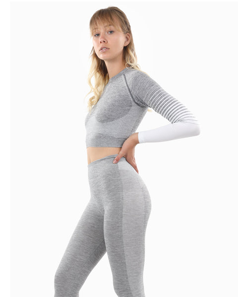 Bocana Gray Ombré Seamless Active  Set