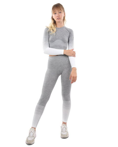 Bocana Gray Ombré Seamless Active  Set
