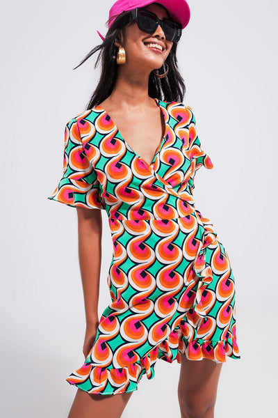 Cleo Ruffle Mini Dress