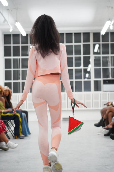 Trois Pink Seamless Sports Jacket