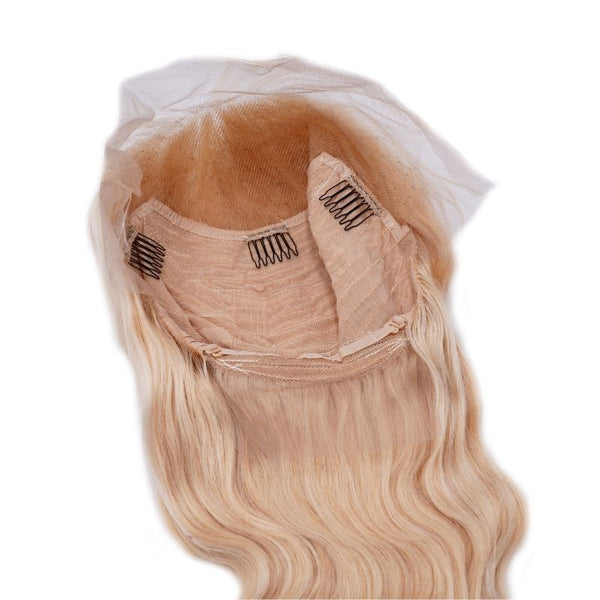 Brazilian Body Wave Front Lace Blonde Wig
