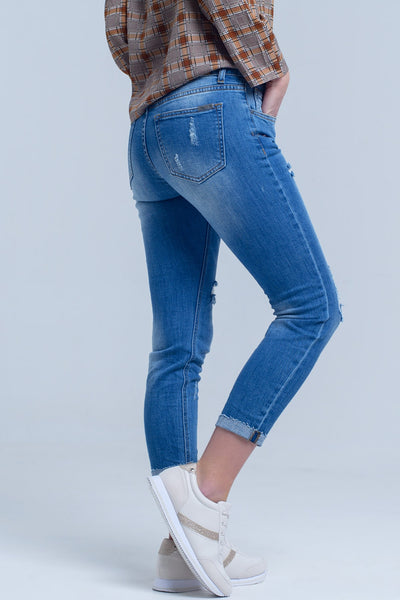 Conceited Distressed Skinny Jeans