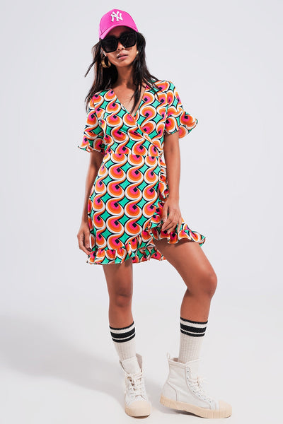 Cleo Ruffle Mini Dress