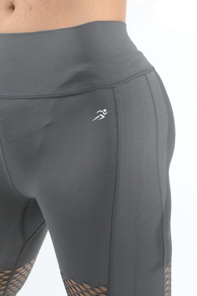 Grey Malibu Seamless Activewear Shorts