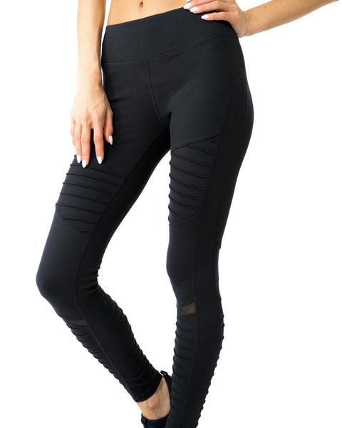 Active Low-Waisted Ribbed Leggings