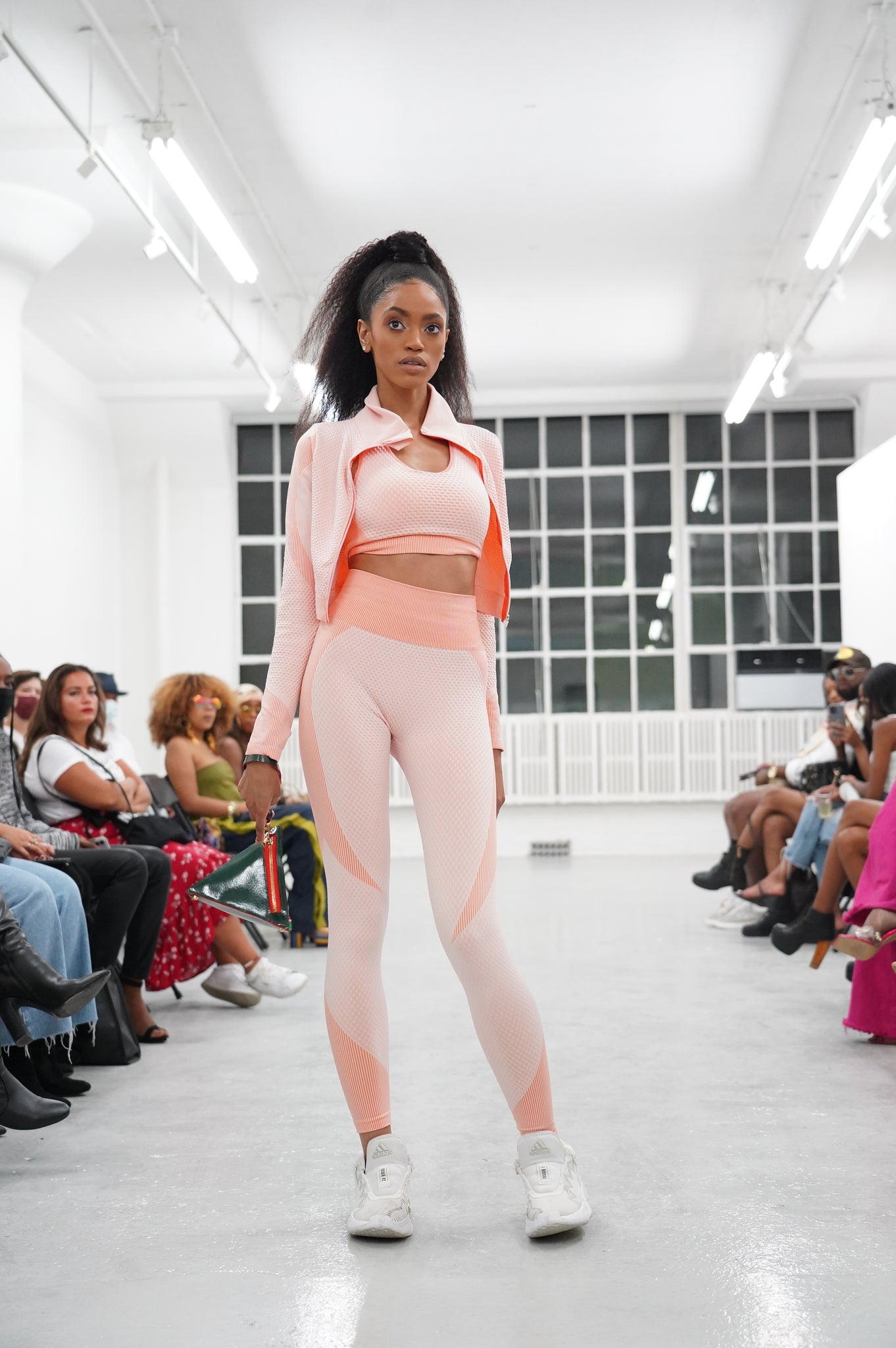 Trois Pink Seamless Sports Jacket